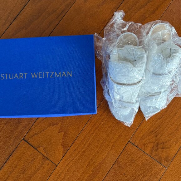 Stuart Weitzman Aleena 100 White heeled sandals - Picture 6 of 8